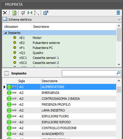 Gestione sinottici di impianto