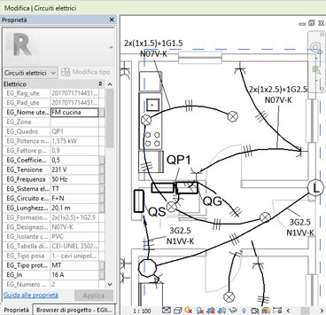 Modifica legami utenze in Revit